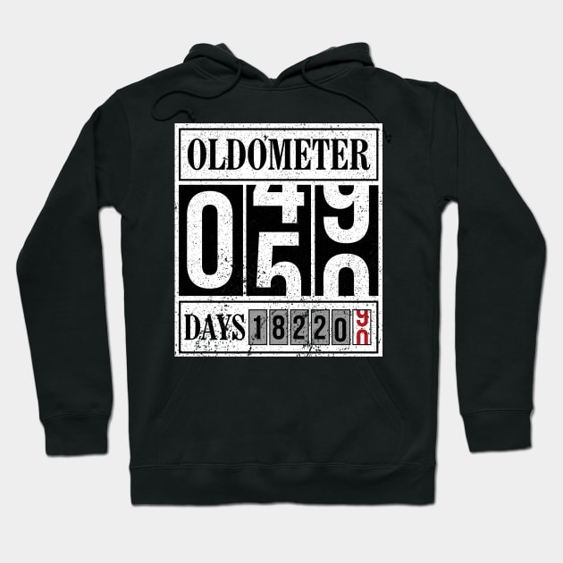 OLDOMETER 50 Years Old Made In 1970 50th Birthday Hoodie by GillTee